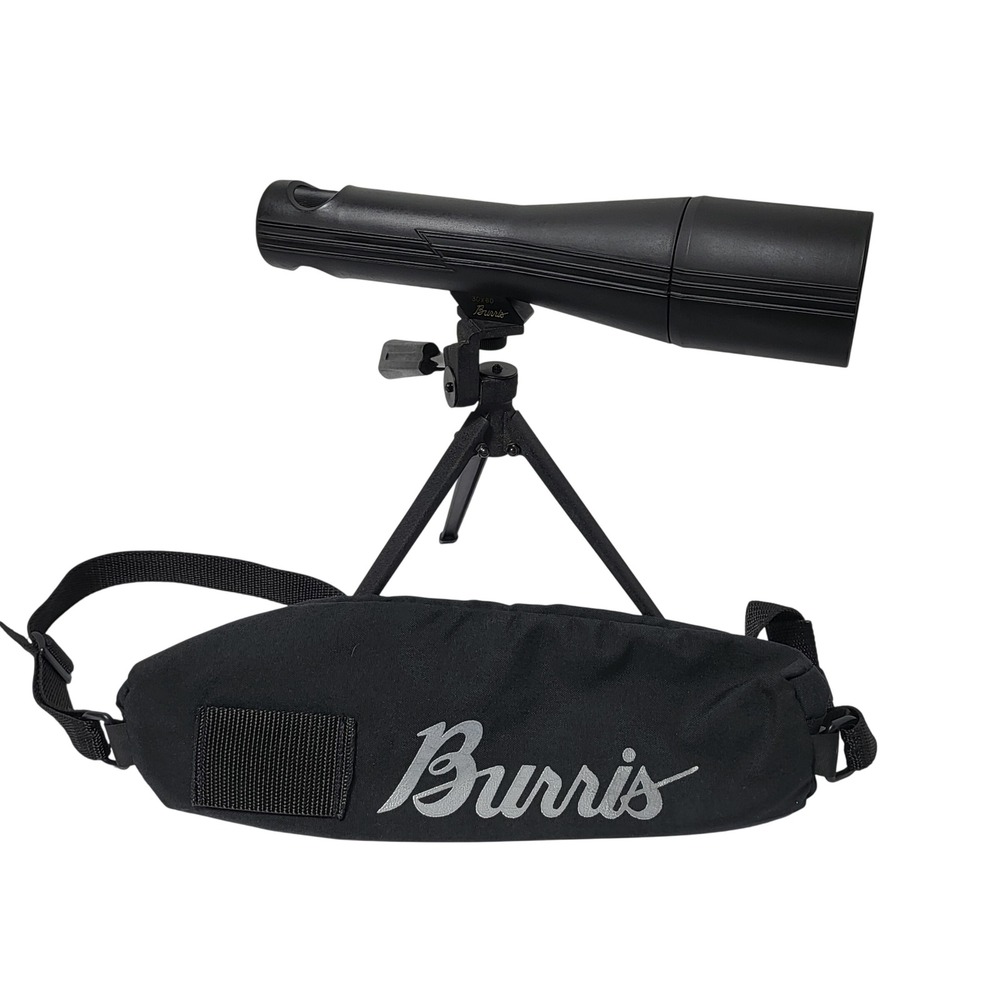 Burris 30x60 Spotting Scope with Tripod and Soft Carrying Case Black Optics